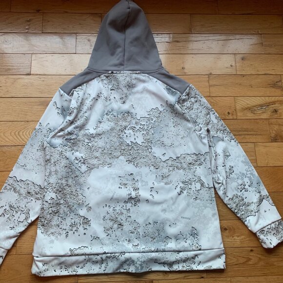 SHE Outdoor Women’s Large Tundra Camo Hoodie – Fleece Lined Hunting Pullover - Picture 8 of 8